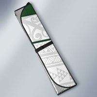 Custom New Zealand Maori Niho Taniwha Auto Sun Shade - Polynesian Pride