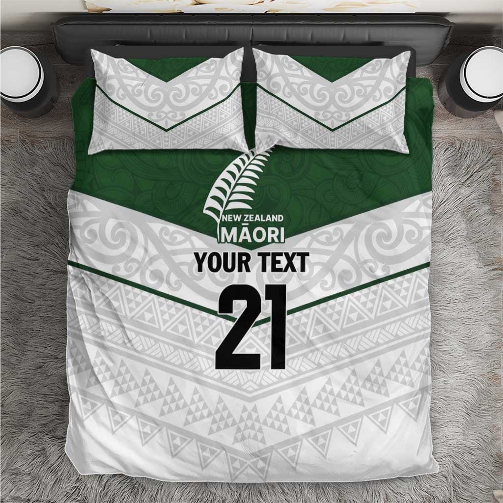 Custom New Zealand Maori Niho Taniwha Bedding Set