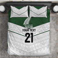 Custom New Zealand Maori Niho Taniwha Bedding Set