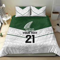 Custom New Zealand Maori Niho Taniwha Bedding Set