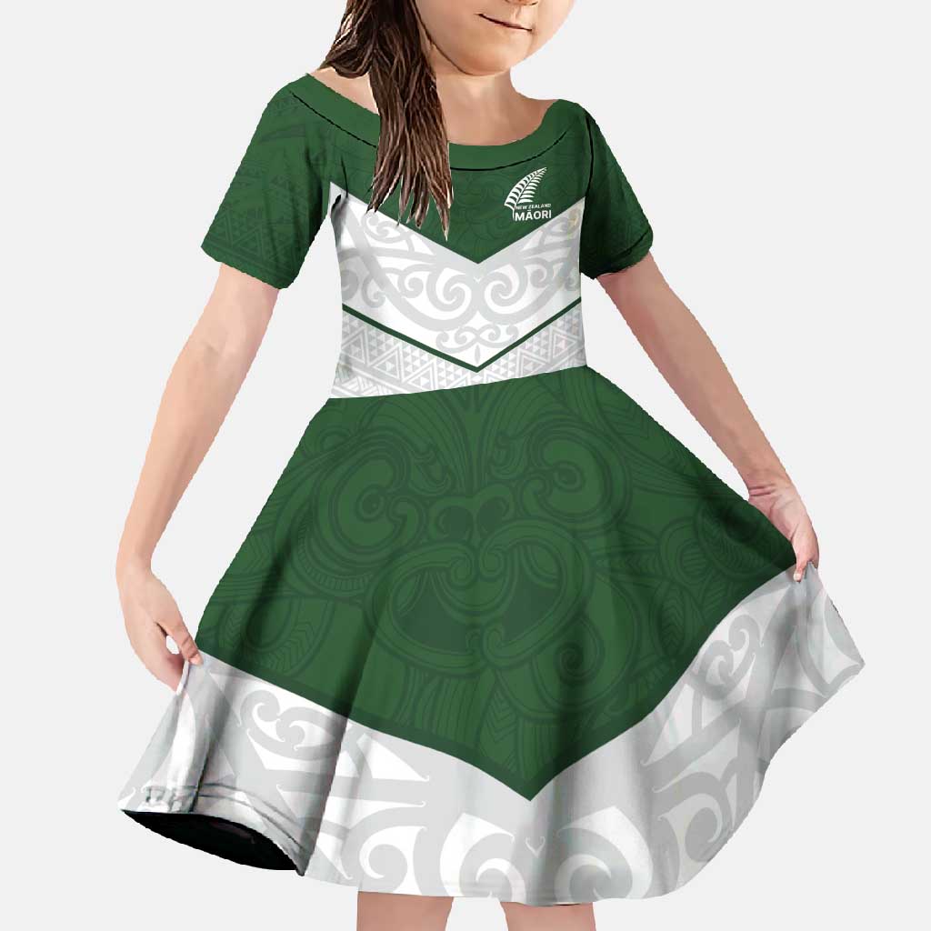 Custom New Zealand Maori Niho Taniwha Family Matching Mermaid Dress and Hawaiian Shirt