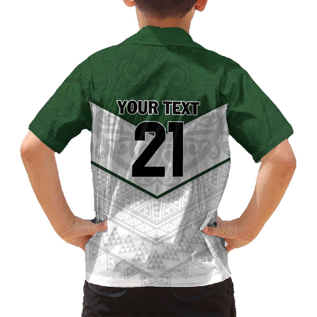 Custom New Zealand Maori Niho Taniwha Family Matching Off Shoulder Short Dress and Hawaiian Shirt