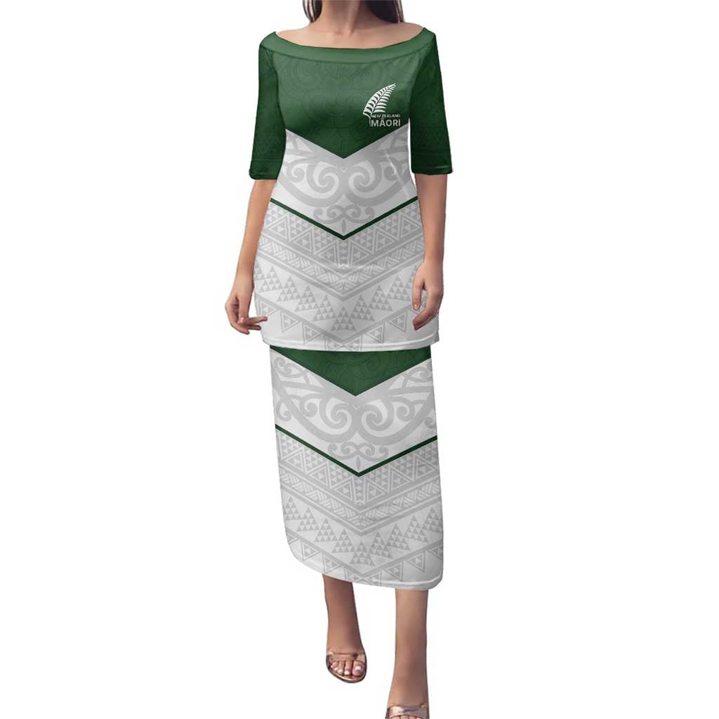 Custom New Zealand Maori Niho Taniwha Family Matching Puletasi and Hawaiian Shirt