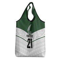 Custom New Zealand Maori Niho Taniwha Grocery Bag