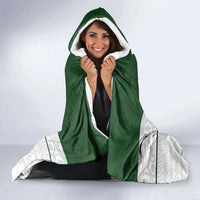 Custom New Zealand Maori Niho Taniwha Hooded Blanket