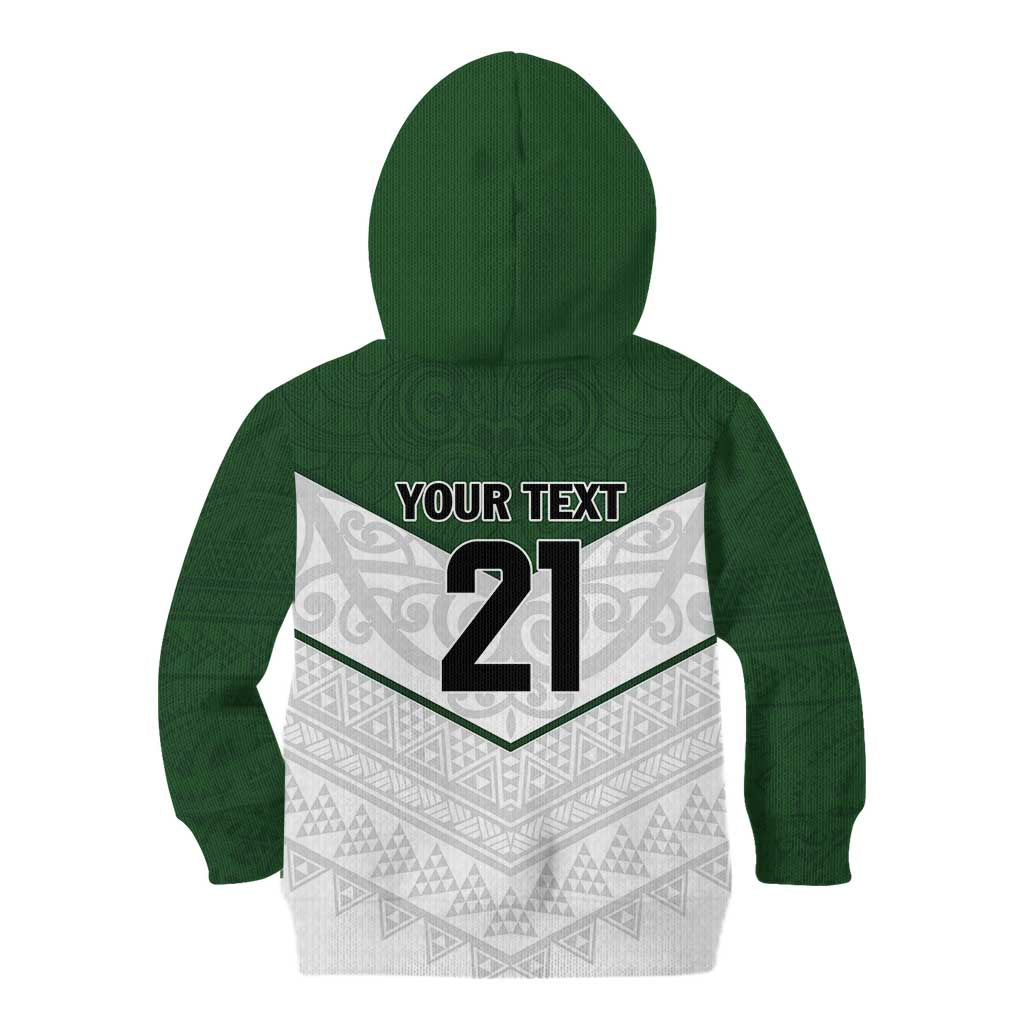 Custom New Zealand Maori Niho Taniwha Kid Hoodie