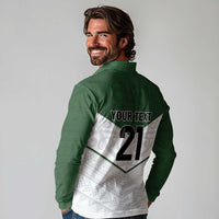 Custom New Zealand Maori Niho Taniwha Long Sleeve Polo Shirt