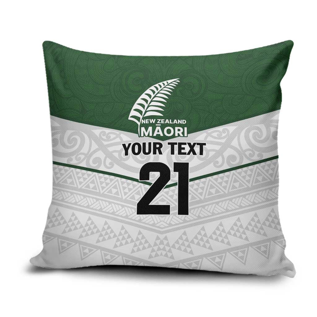 Custom New Zealand Maori Niho Taniwha Pillow Cover LT9 Green - Polynesian Pride