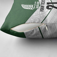 Custom New Zealand Maori Niho Taniwha Pillow Cover LT9 - Polynesian Pride