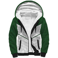 Custom New Zealand Maori Niho Taniwha Sherpa Hoodie