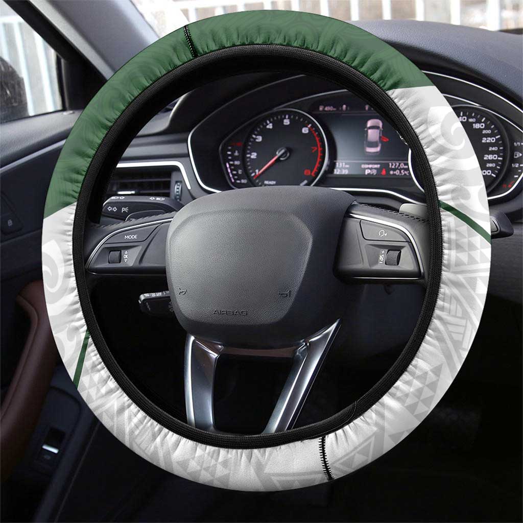 New Zealand Maori Niho Taniwha Steering Wheel Cover