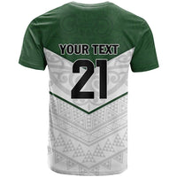 Custom New Zealand Maori Niho Taniwha T Shirt