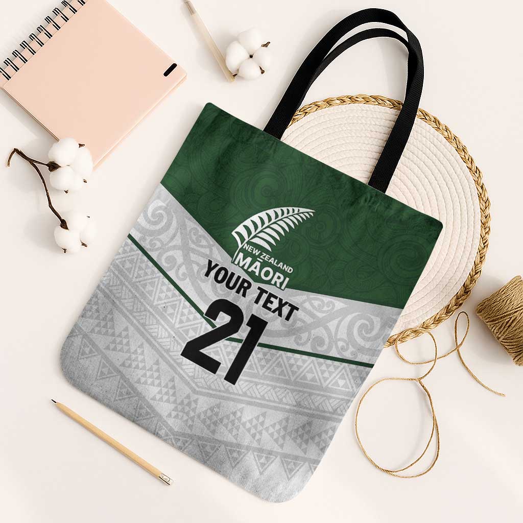 Custom New Zealand Maori Niho Taniwha Tote Bag - Polynesian Pride