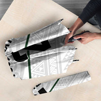 Custom New Zealand Maori Niho Taniwha Umbrella - Polynesian Pride