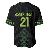 Custom New Zealand Maori Koru Koiri Motif Baseball Jersey
