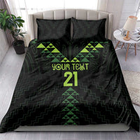 Custom New Zealand Maori Koru Koiri Motif Bedding Set