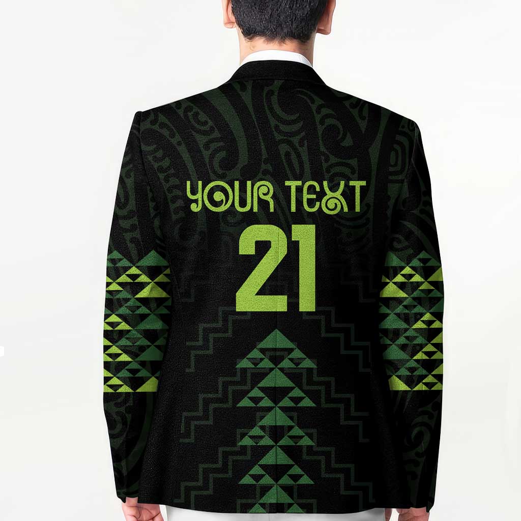 Custom New Zealand Maori Koru Koiri Motif Blazer LT9 - Polynesian Pride