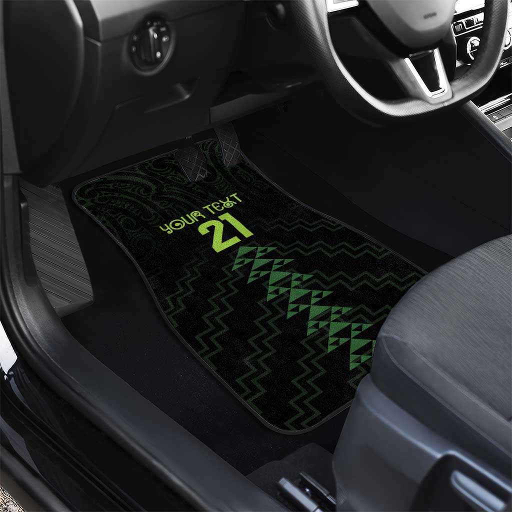 Custom New Zealand Maori Koru Koiri Motif Car Mats