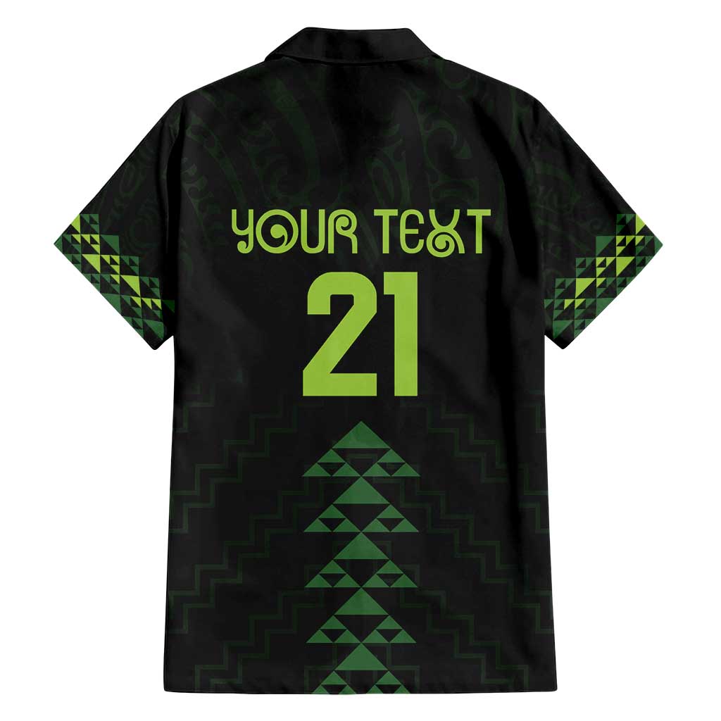 Custom New Zealand Maori Koru Koiri Motif Family Matching Off Shoulder Short Dress and Hawaiian Shirt