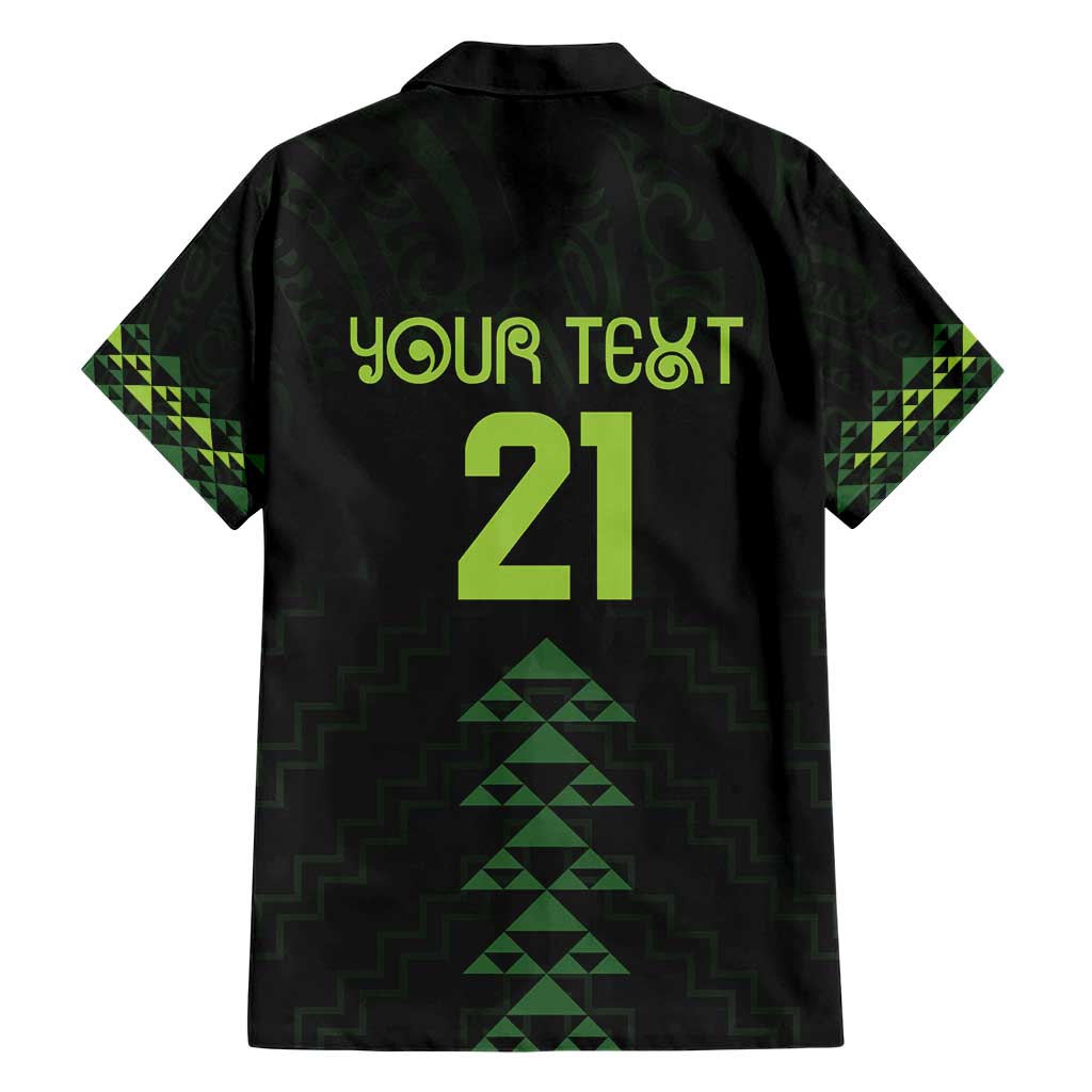 Custom New Zealand Maori Koru Koiri Motif Hawaiian Shirt