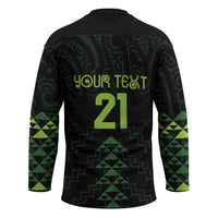 Custom New Zealand Maori Koru Koiri Motif Hockey Jersey - Polynesian Pride