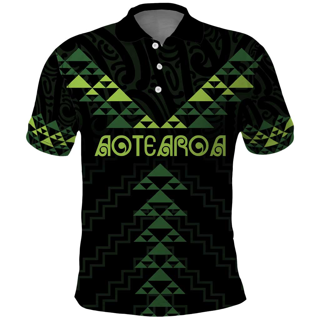 Custom New Zealand Maori Koru Koiri Motif Polo Shirt