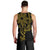 Filipino Sun Tribal Tattoo Men Tank Top Philippines Inspired Barong Simple Gold