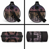 Filipino Sun Tribal Tattoo Duffle Bag Philippines Inspired Barong Pink Art