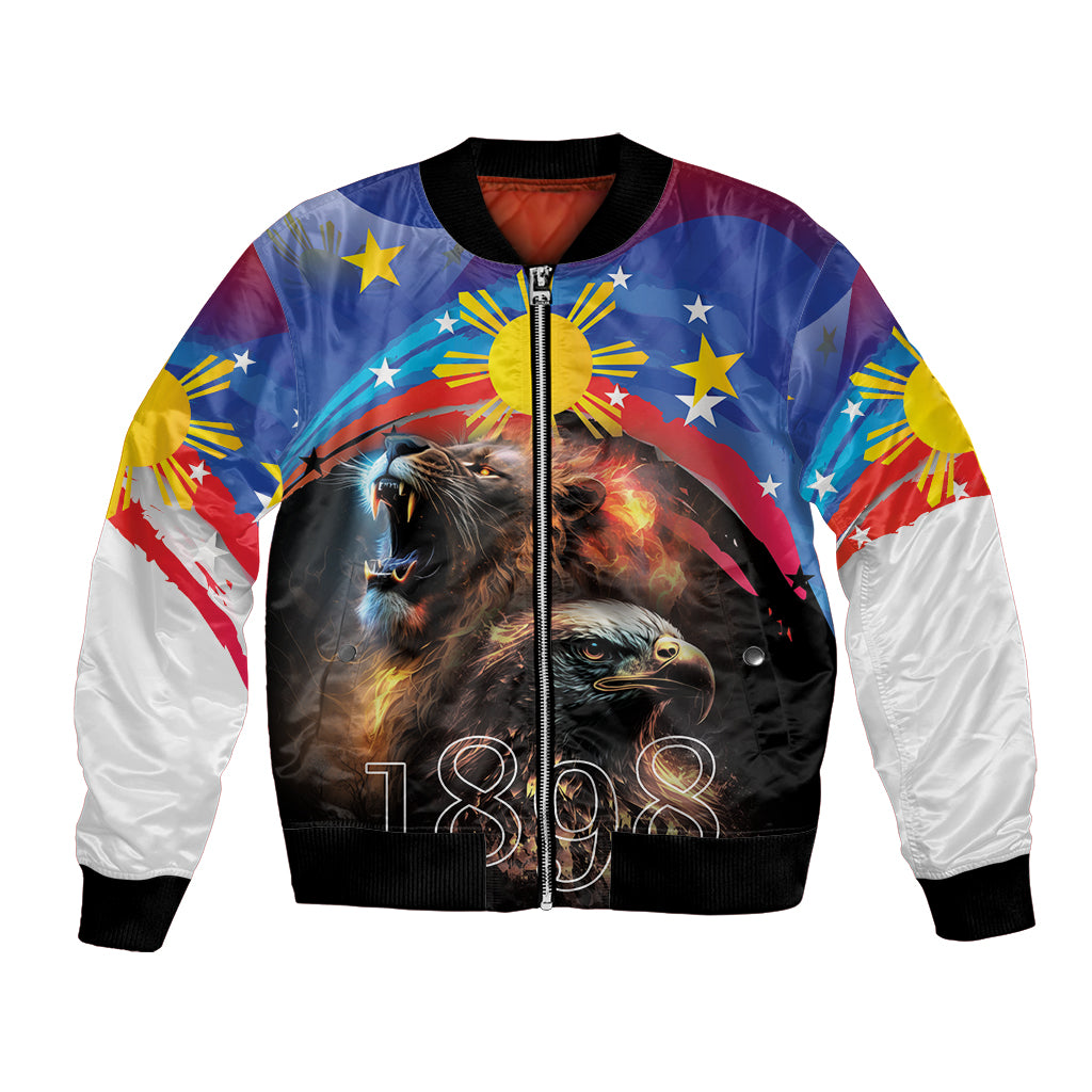 Philippines Lion and Eagle 1898 Bomber Jacket Pilipinas Maligayang Araw ng Kalayaan