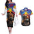 Philippines Lion and Eagle 1898 Couples Matching Off The Shoulder Long Sleeve Dress and Hawaiian Shirt Pilipinas Maligayang Araw ng Kalayaan