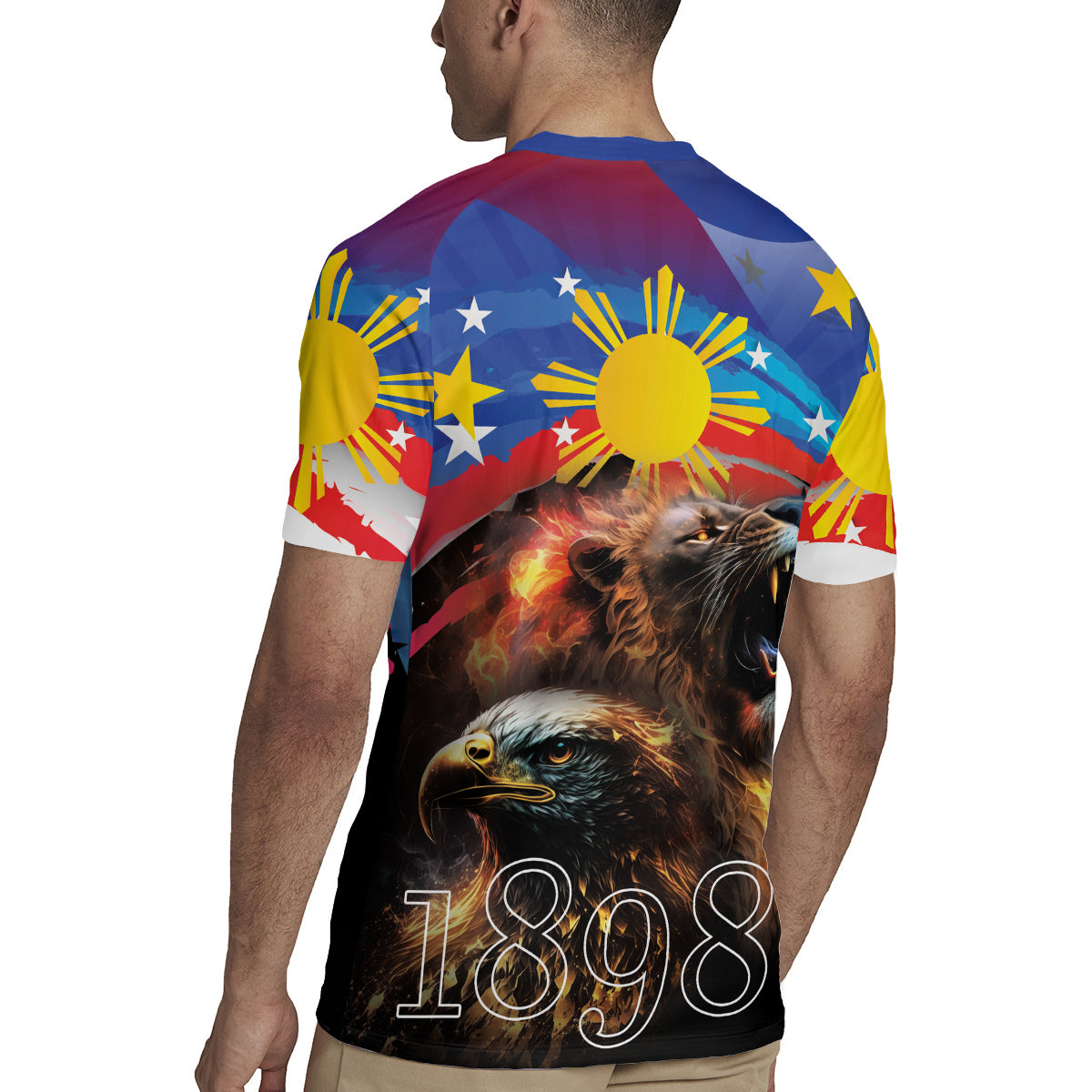 Philippines Lion and Eagle 1898 Rugby Jersey Pilipinas Maligayang Araw ng Kalayaan