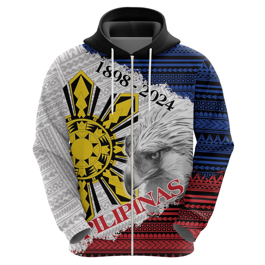 Philippines 126th Independence Day Zip Hoodie Pilipinas Hunyo 12 Maligayang Araw ng Kalayaan