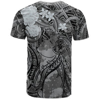 Pacific Beauty Girl T Shirt Black Polyneisan Tribal Vintage Motif LT9 - Polynesian Pride