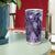 Pacific Beauty Girl Tumbler Cup Violet Polyneisan Tribal Vintage Motif