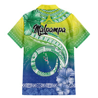 Malpampa Vanuatu Family Matching Mermaid Dress and Hawaiian Shirt Hibiscus Sand Drawing with Pacific Pattern LT9 - Polynesian Pride