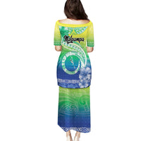 Malpampa Vanuatu Family Matching Puletasi and Hawaiian Shirt Hibiscus Sand Drawing with Pacific Pattern LT9 - Polynesian Pride