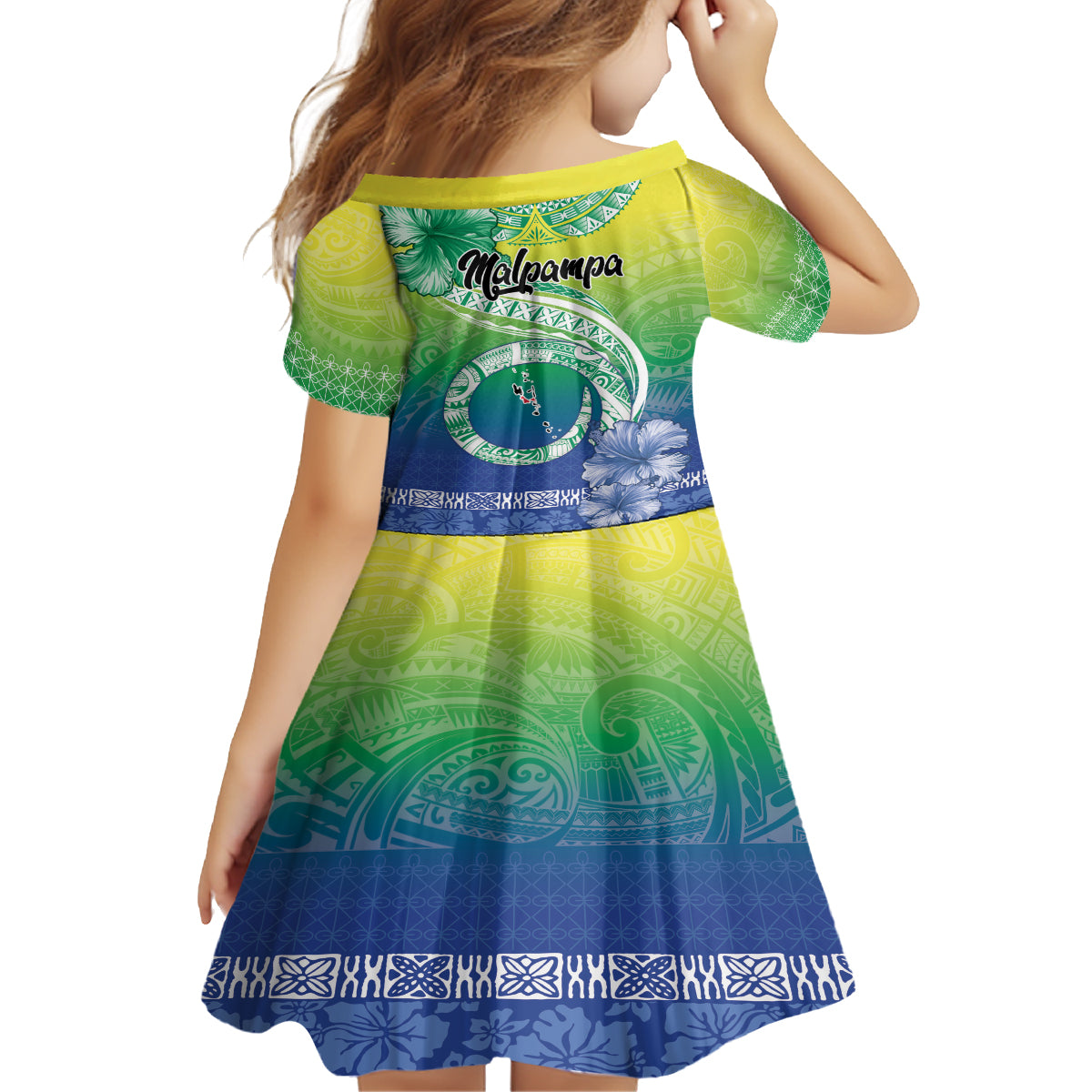 Malpampa Vanuatu Family Matching Tank Maxi Dress and Hawaiian Shirt Hibiscus Sand Drawing with Pacific Pattern LT9 - Polynesian Pride
