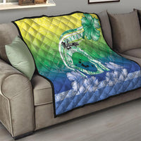 Malpampa Vanuatu Quilt Hibiscus Sand Drawing with Pacific Pattern LT9 - Polynesian Pride