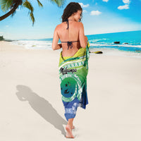 Malpampa Vanuatu Sarong Hibiscus Sand Drawing with Pacific Pattern LT9 - Polynesian Pride