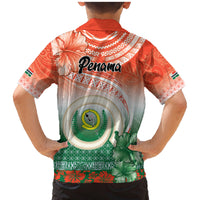 Penama Vanuatu Family Matching Mermaid Dress and Hawaiian Shirt Hibiscus Sand Drawing with Pacific Pattern LT9 - Polynesian Pride