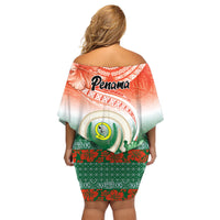 Penama Vanuatu Family Matching Off Shoulder Short Dress and Hawaiian Shirt Hibiscus Sand Drawing with Pacific Pattern LT9 - Polynesian Pride