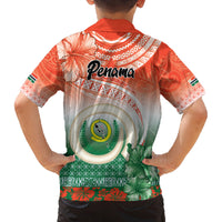 Penama Vanuatu Family Matching Summer Maxi Dress and Hawaiian Shirt Hibiscus Sand Drawing with Pacific Pattern LT9 - Polynesian Pride