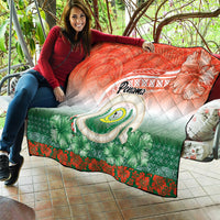 Penama Vanuatu Quilt Hibiscus Sand Drawing with Pacific Pattern LT9 - Polynesian Pride