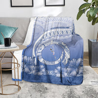 Shefa Vanuatu Blanket Hibiscus Sand Drawing with Pacific Pattern
