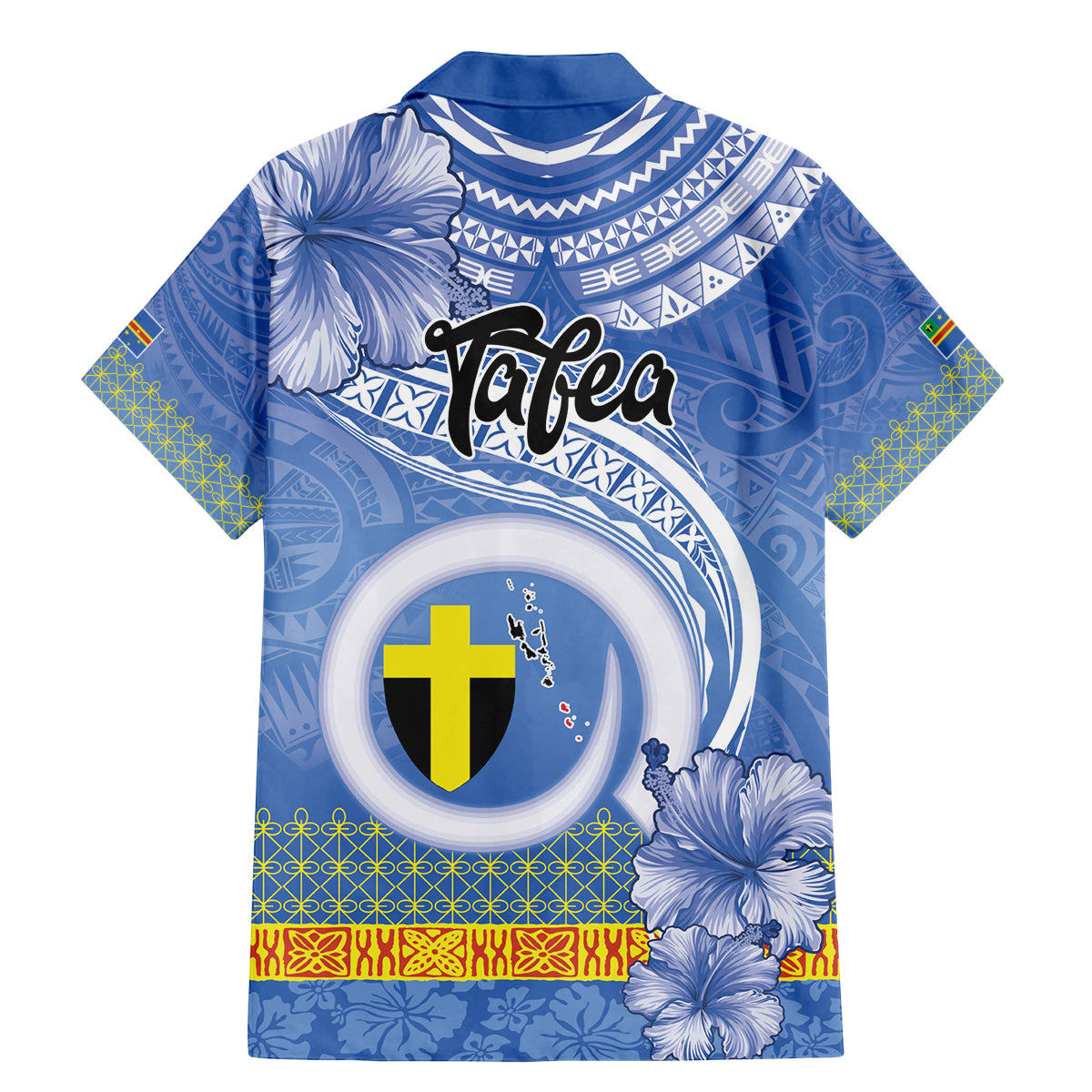 Tafea Vanuatu Family Matching Mermaid Dress and Hawaiian Shirt Hibiscus Sand Drawing with Pacific Pattern LT9 - Polynesian Pride