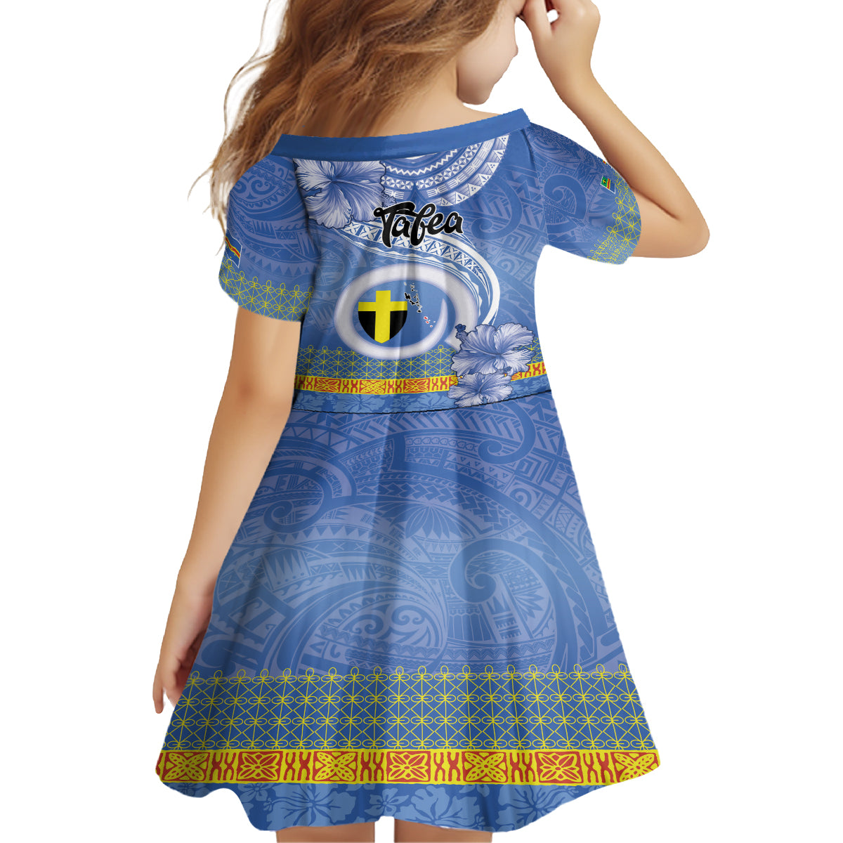 Tafea Vanuatu Family Matching Off Shoulder Maxi Dress and Hawaiian Shirt Hibiscus Sand Drawing with Pacific Pattern LT9 - Polynesian Pride