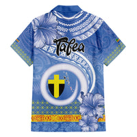 Tafea Vanuatu Family Matching Tank Maxi Dress and Hawaiian Shirt Hibiscus Sand Drawing with Pacific Pattern LT9 - Polynesian Pride