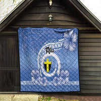 Tafea Vanuatu Quilt Hibiscus Sand Drawing with Pacific Pattern LT9 - Polynesian Pride