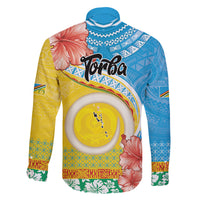 Torba Vanuatu Family Matching Summer Maxi Dress and Hawaiian Shirt Hibiscus Sand Drawing with Pacific Pattern