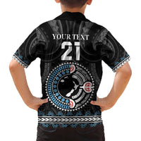 Custom Fiji and New Zealand Family Matching Puletasi and Hawaiian Shirt Maori Fern Mix Tapa Tribal Unique LT9 - Polynesian Pride